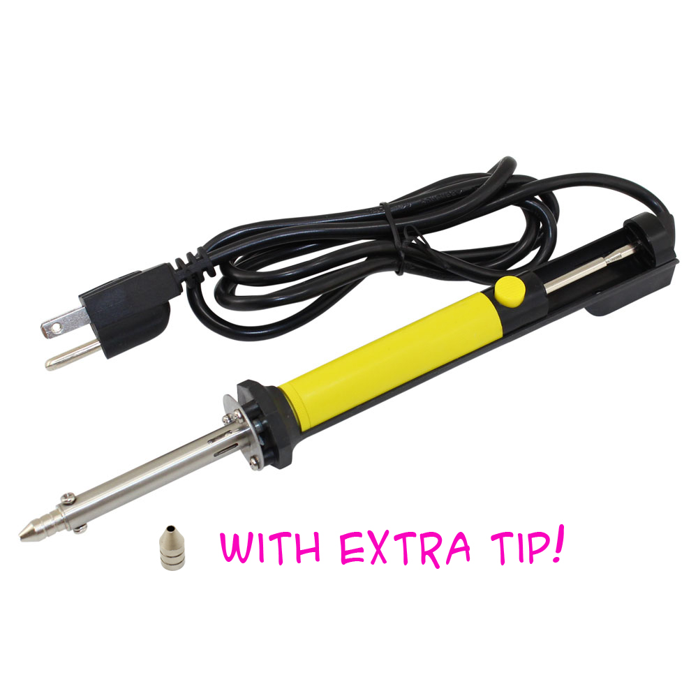 Compact 40 Watt 110V Grounded AC Desoldering Iron Pump Heated Sucker